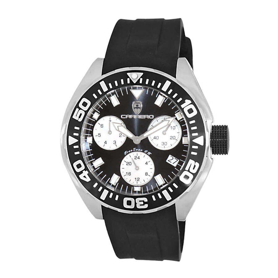 Torino Carrero Freezone-Ch Black Dial Men's Watch C1BK8824-BK