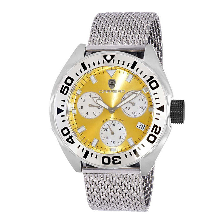 Torino Carrero Freezone-Ch Yellow Dial Men's Watch C1S8824-YL_MESH