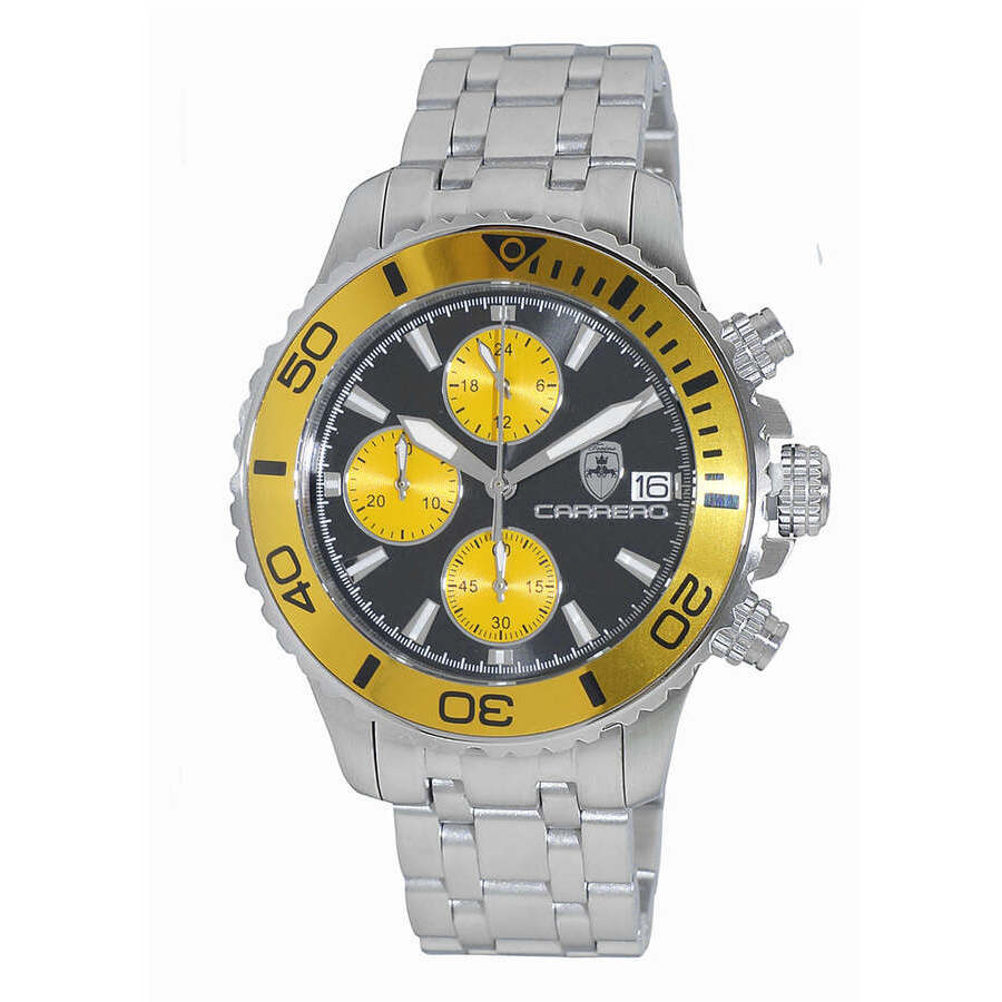 Torino Carrero Time Bold - Cx2 Chronograph Yellow Dial Men's Watch C1S3735YL