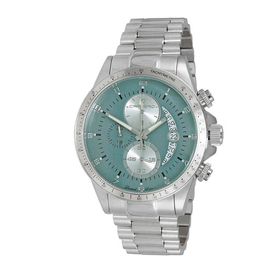 Torino Carrero Winner Circle Chronograph Quartz Green Dial Men's Watch JCISS101LGN