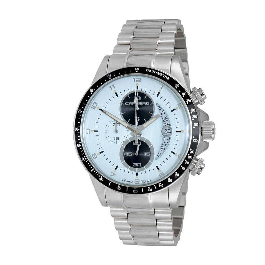 Torino Carrero Winner Circle Chronograph Quartz Grey Dial Men's Watch JCISBK101LGY