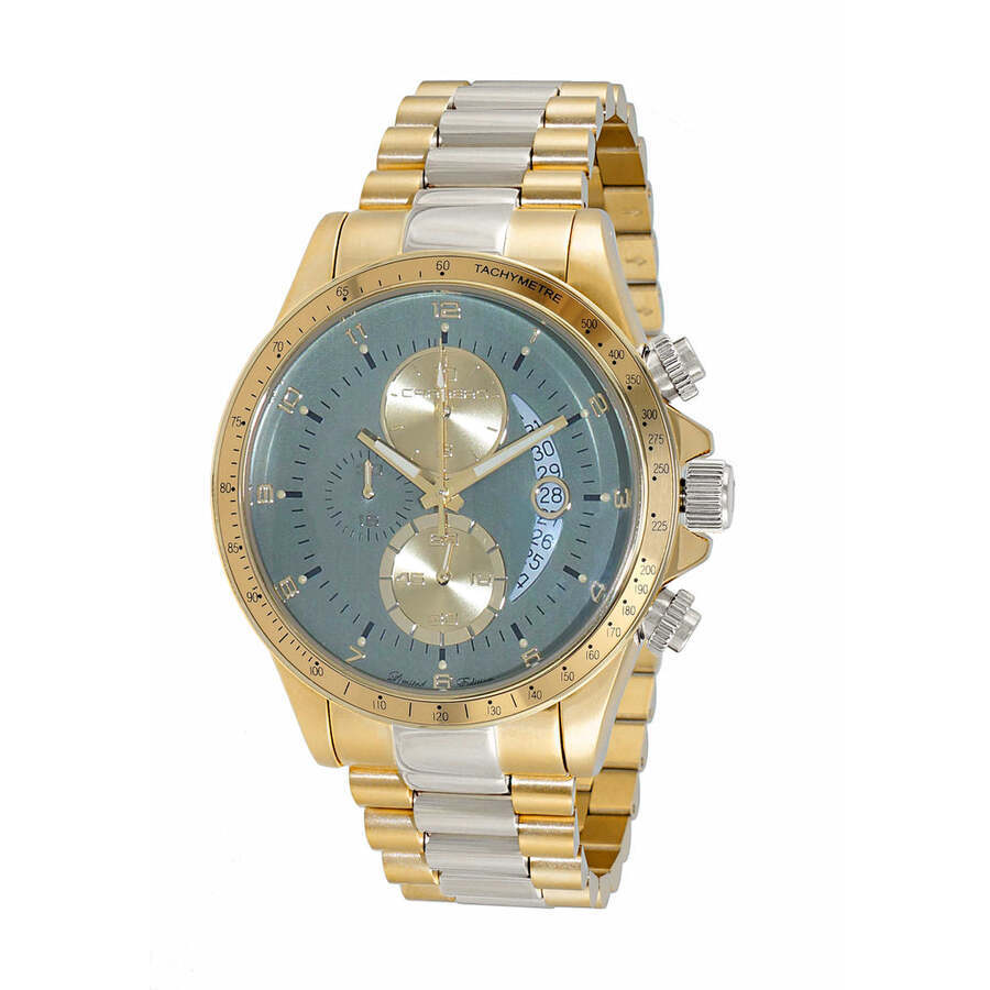 Torino Carrero Winner Circle Chronograph Tachymeter Green Dial Men's Watch C2T101LGN