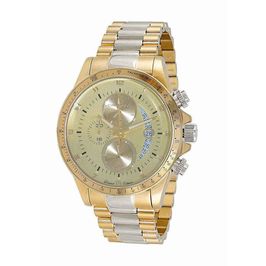 Torino Carrero Winner Circle Chronograph Tachymeter Yellow Dial Men's Watch C2T101LYL