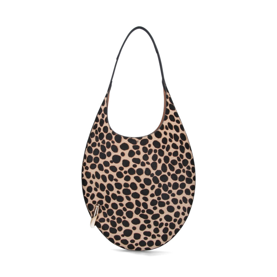 Tory Burch Animal Print Hobo Bag Pierced