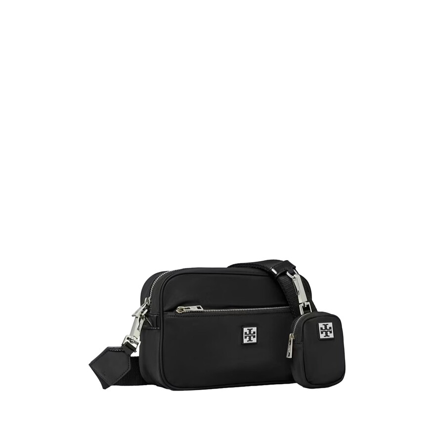 Tory Burch Virginia Nylon Shoulder Bag In Black