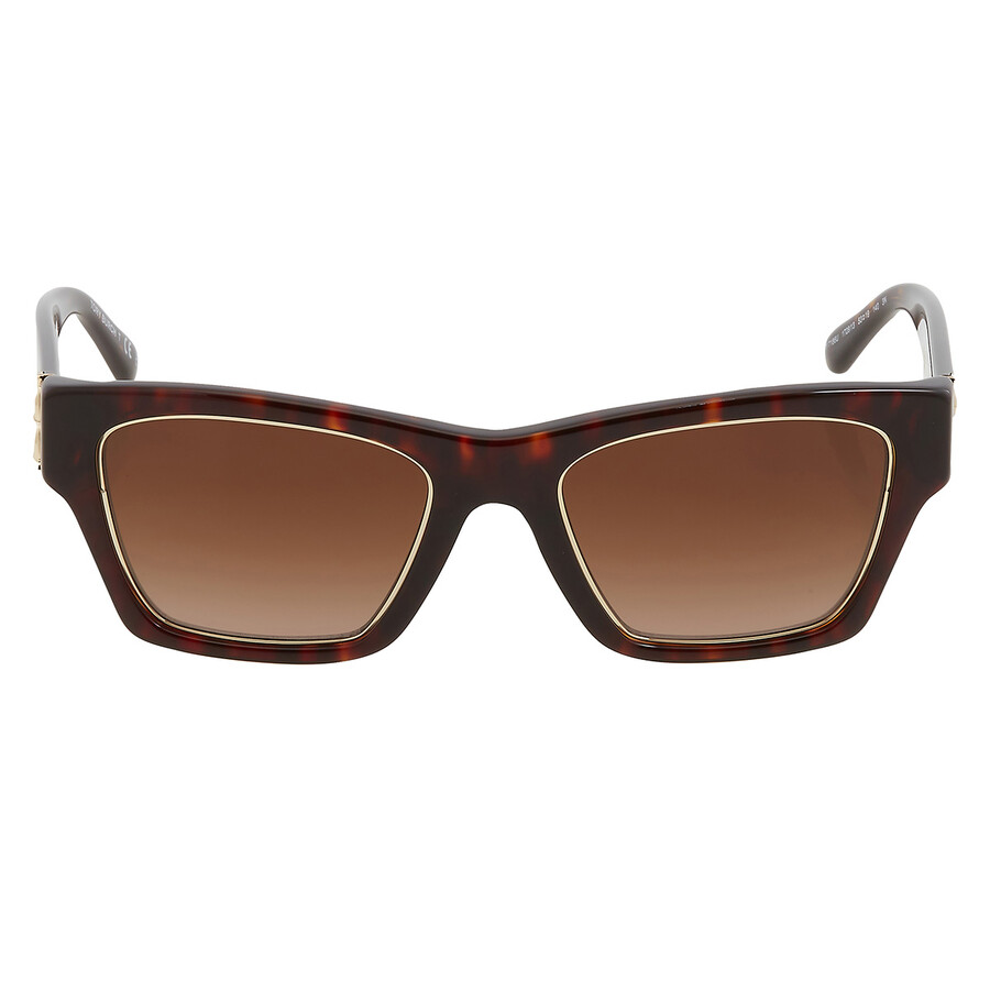 Tory Burch Brown Gradient Pillow Ladies Sunglasses TY7186U 172813 53