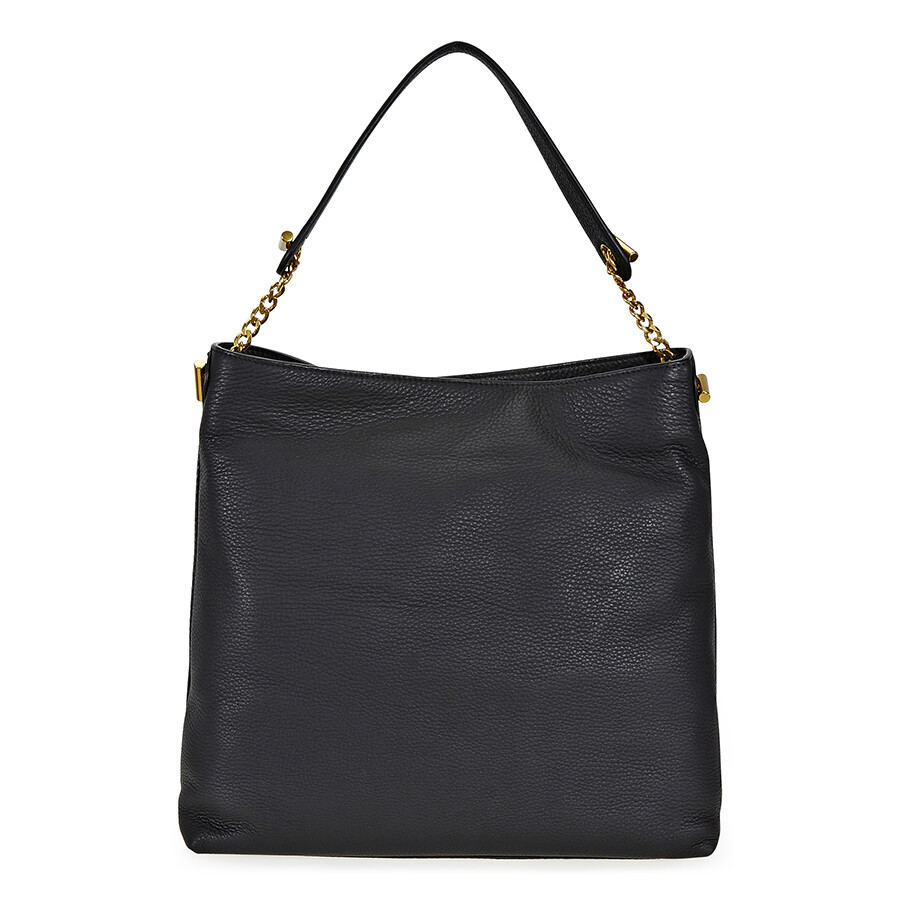 Tory Burch Chelsea Chain Hobo Leather Bag Black Tory Burch