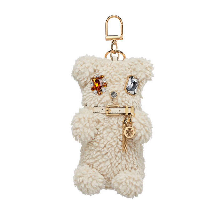 Tory Burch Cream Bear Key Ring 52437122