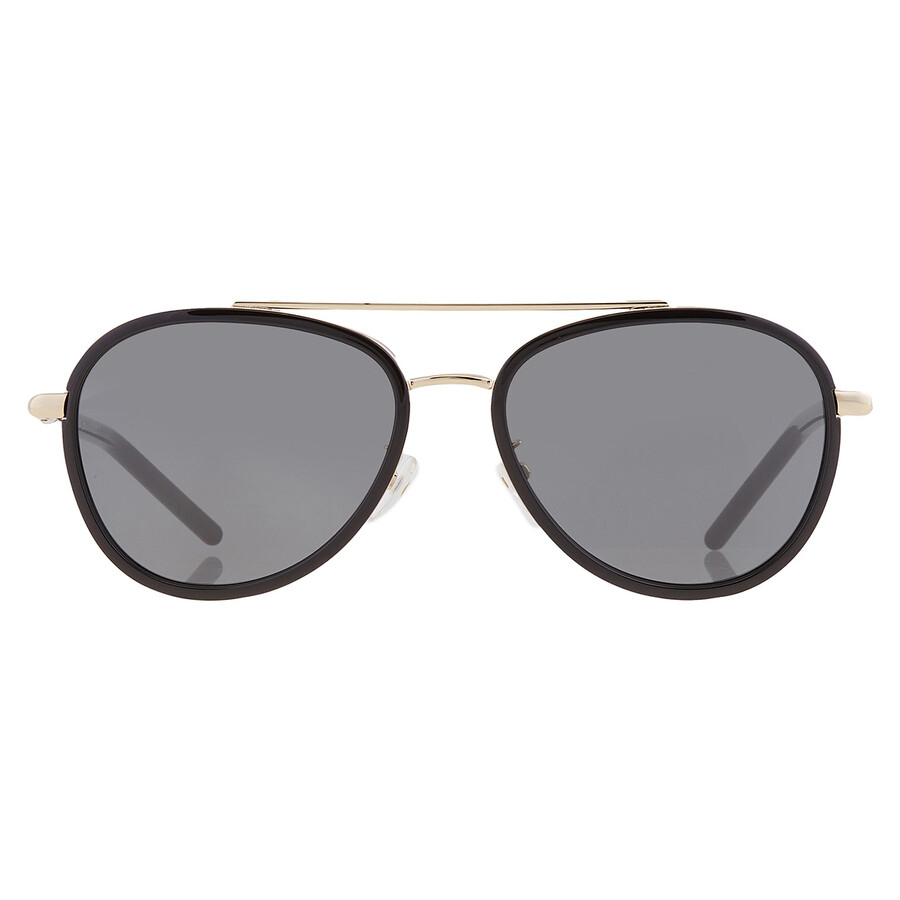 Tory Burch Women's Sunglasses, Ty6089 57 In Black / Dark / Gold / Grey