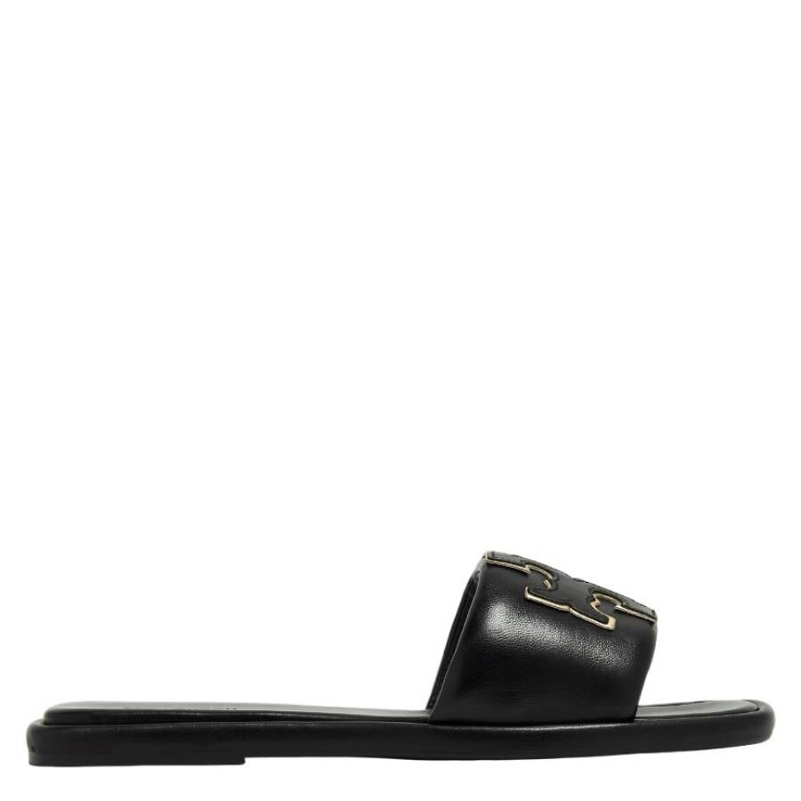 Tory Burch Double T Padded Sport Slide Sandals In Multi