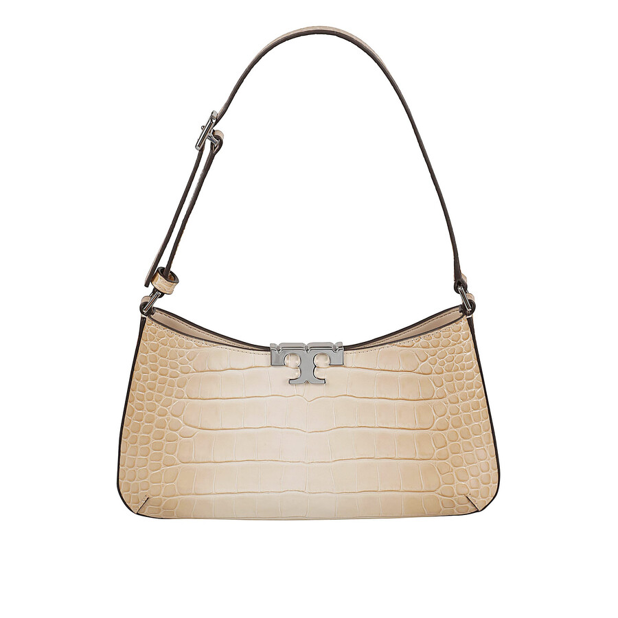 【新品】Tory Burch　ジョージア　バレエ　ソフトクロコ　エンボス Tory Burch Eleanor Croc-Embossed Bag – Club de Mode