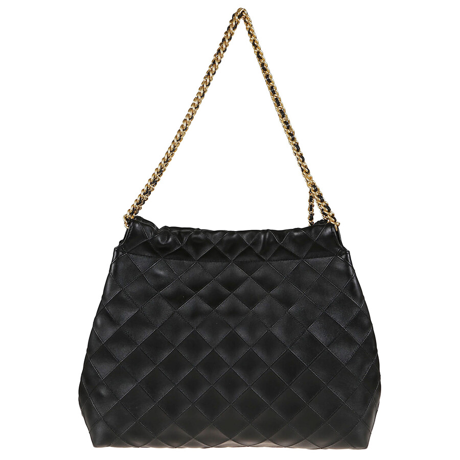 Tory Burch Fleming Bag In Very Soft Leather In Black