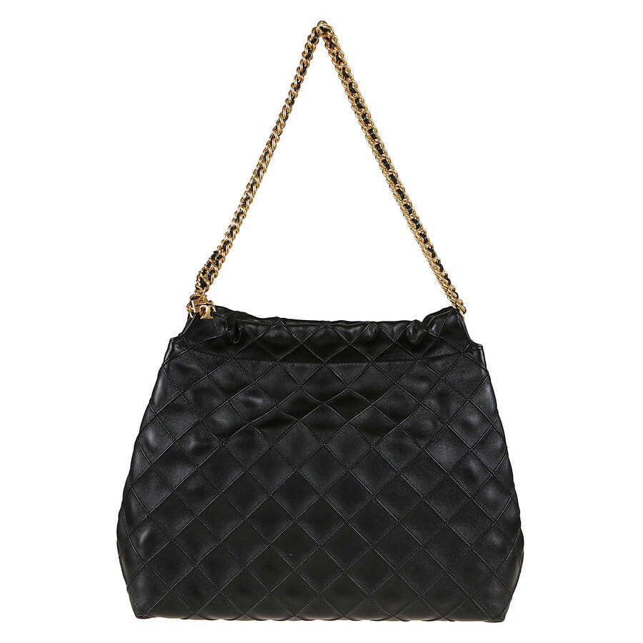 Tory Burch Fleming Bag In Very Soft Leather In Black