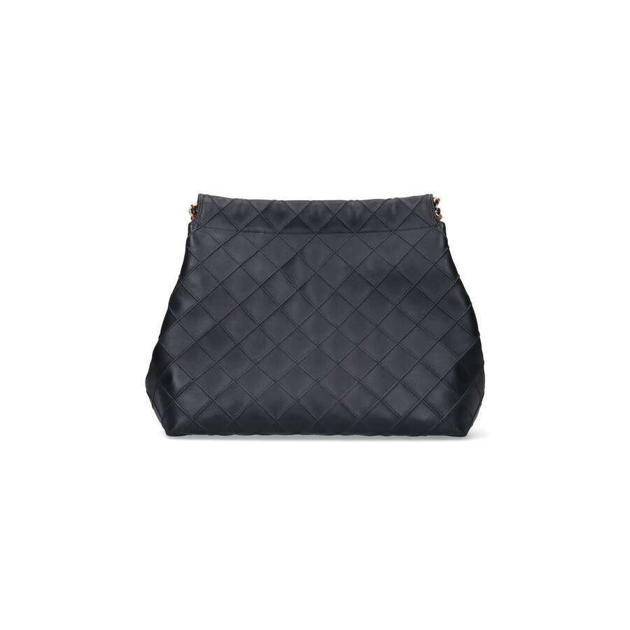 Tory Burch Fleming Large Hobo Bag In Black