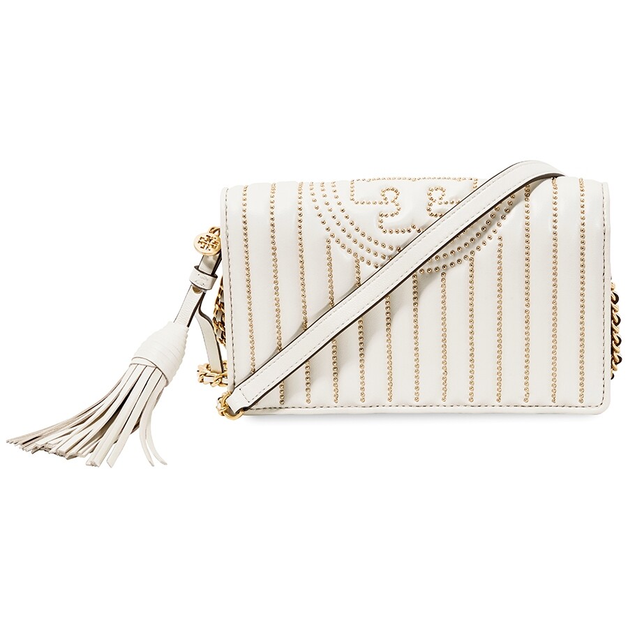 Tory Burch Fleming Mini White Crossbody Bag Tory Burch Handbags