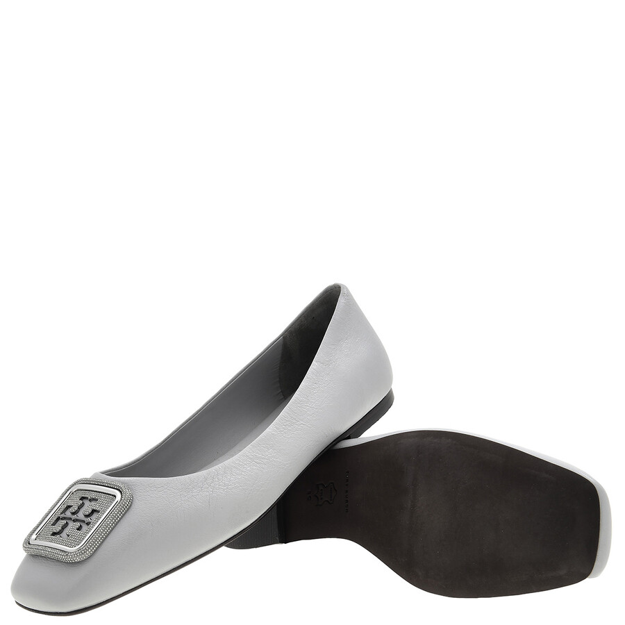 Pave Tory Burch Georgia Snakeskin Ballet Flat Tory Burch Georgia