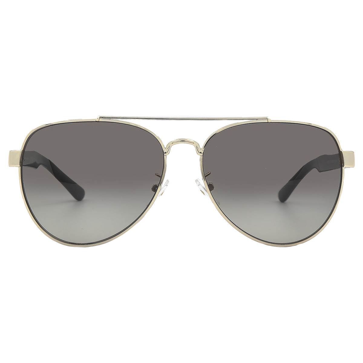 Tory Burch TY6070 Sunglasses 327111-57 -, Lt Grey Gradient TY6070-327111-57 Tory Burch TY6070 327111 57M Shiny Light Gold Metal/Light  main image 2