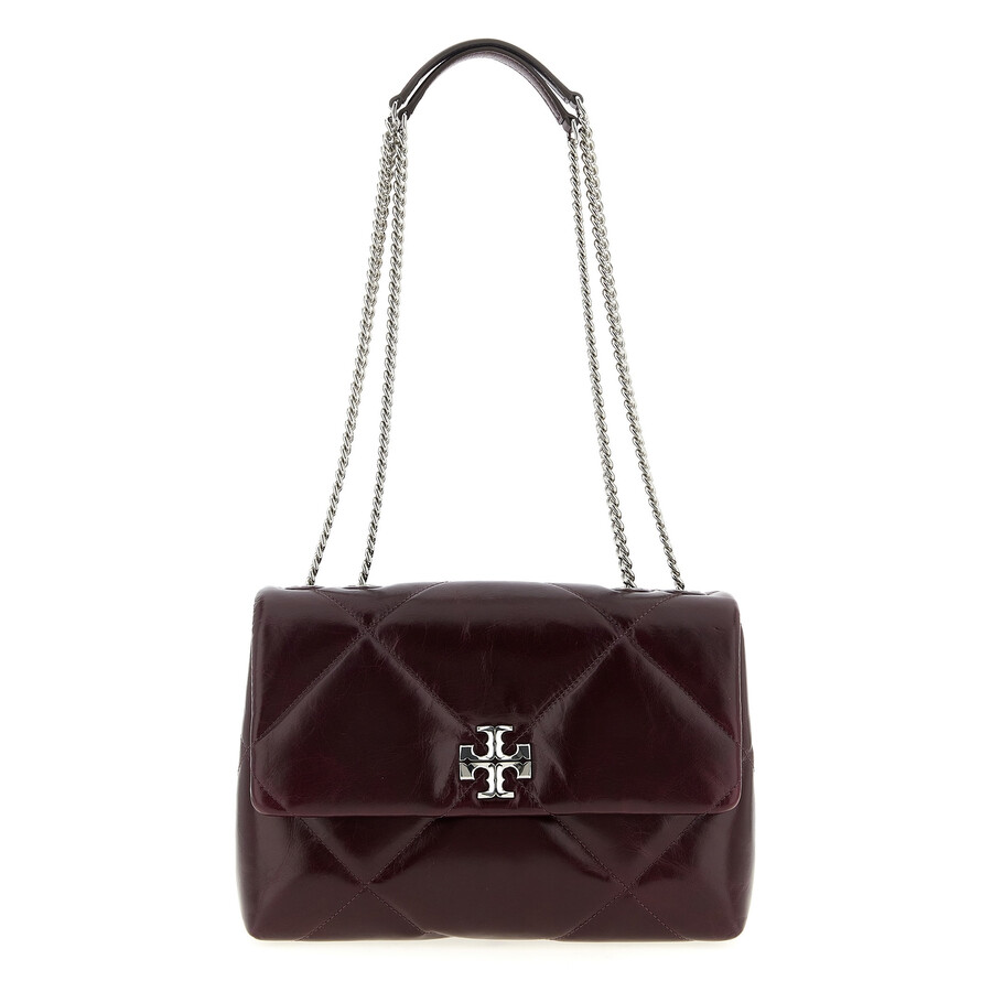 Tory Burch Kira Burgundy Leather Crossbody Bag