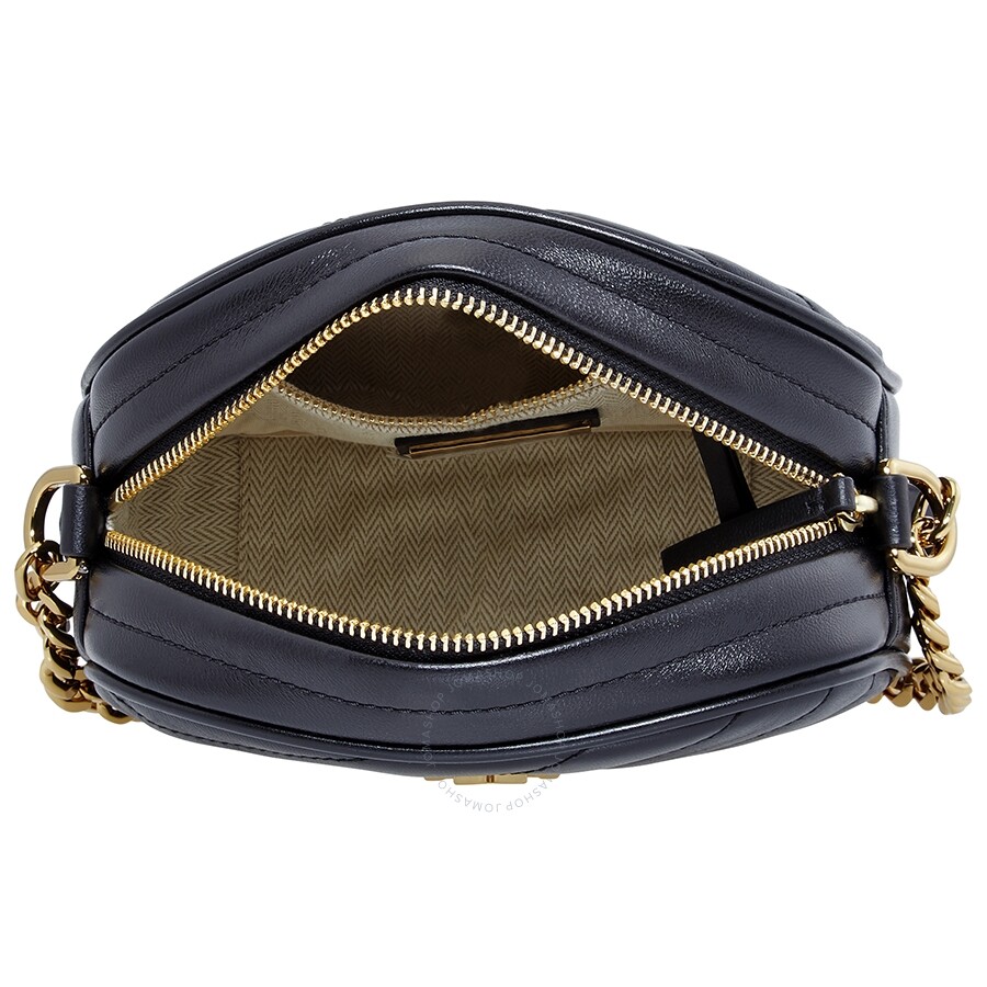 Tory Burch Kira Chevron Small Camera Bag- Black - Tory Burch - Handbags ...