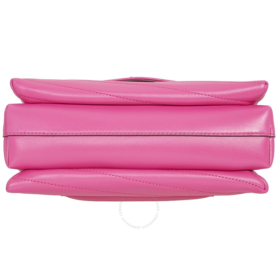 Tory Burch Kira Chevron Tophandle Satchel Crazy Pink Tory Burch