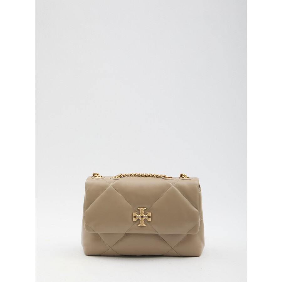 Tory Burch Kira Diamond Quilt Small Convertible Bag In Neutral