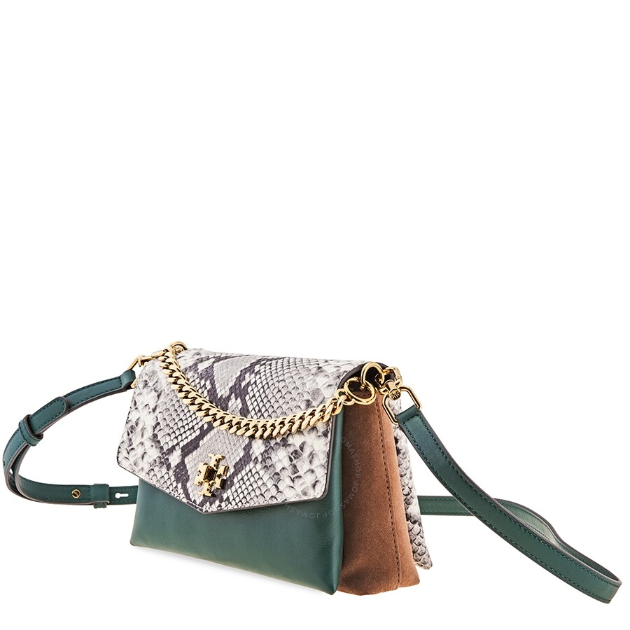 kira embossed satchel