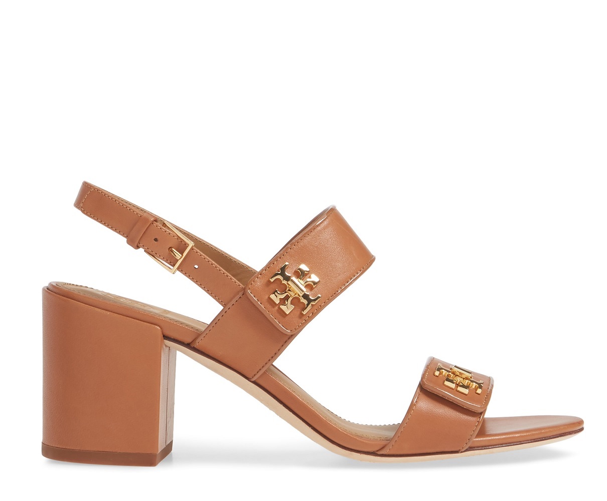 Tory Burch Kira Two-band Block Heel Leather Sandals, Brand Size 7 56678 210  192485144581 - Shoes - Jomashop