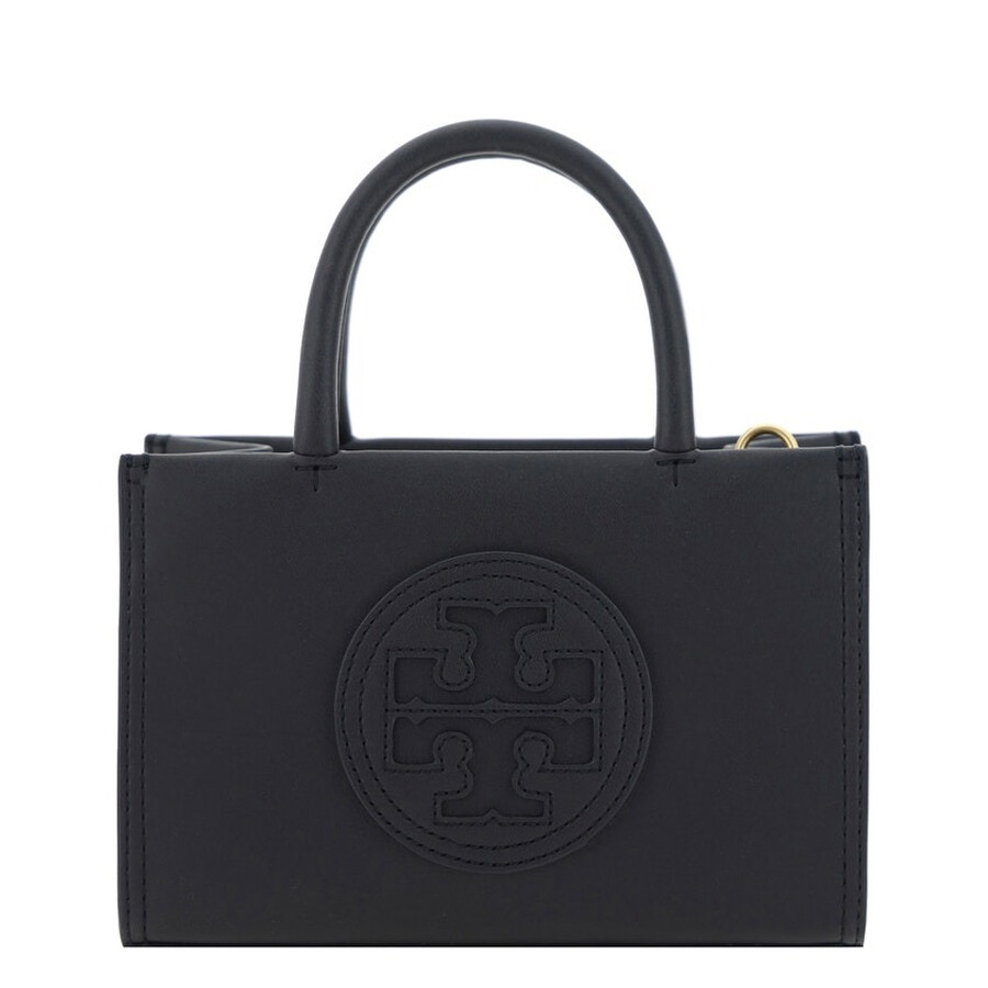 Tory Burch Ladies Black Ella Bio Mini Tote Bag In Black