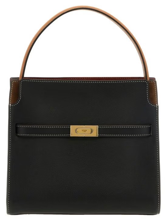 Tory Burch Ladies Black Small Lee Radziwill Double Bag 61302-001