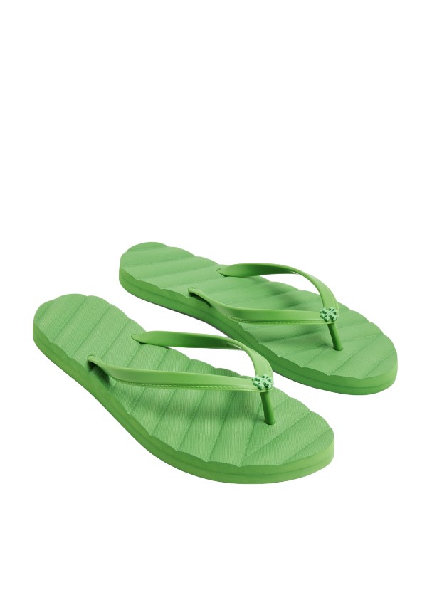 Tory Burch Ladies Bright Clover Kira Flip Flops, Brand Size 7