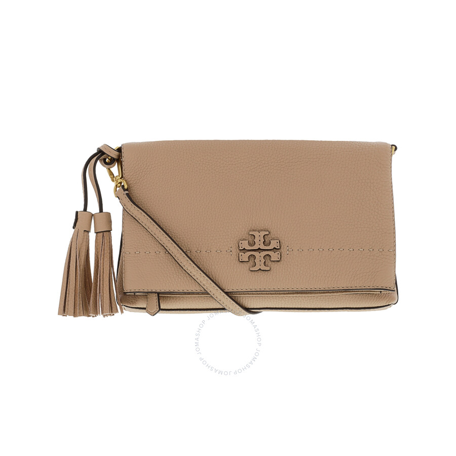 Tory Burch Ladies Sand McGraw FoldOver Crossbody Bag 44559288