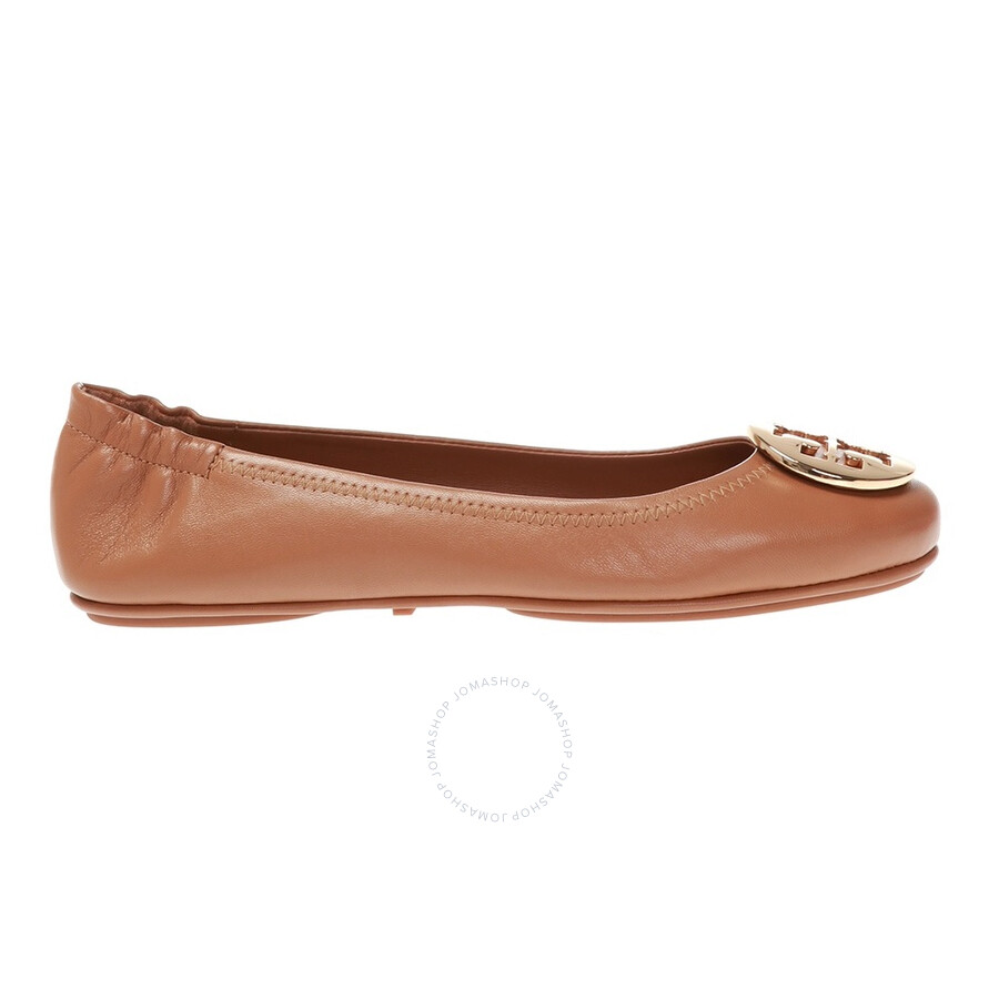 Tory Burch Leather Minnie Travel Ballet Flats, Brand Size 7.5 32880232