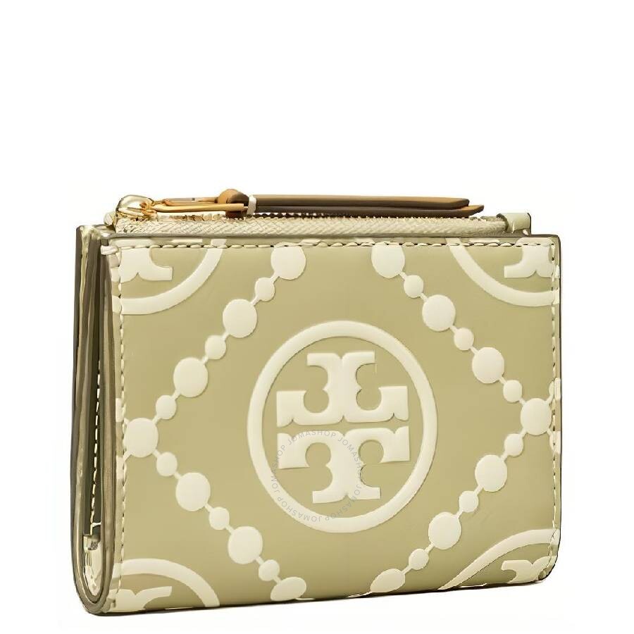 토리버치 154984 여자 지갑 모노그램 바이폴드 가죽 지퍼 지갑 - GS SHOP