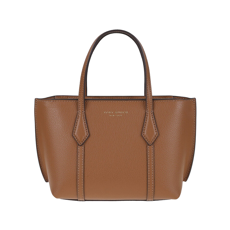 Tory Burch Perry Mini Tote In Brown