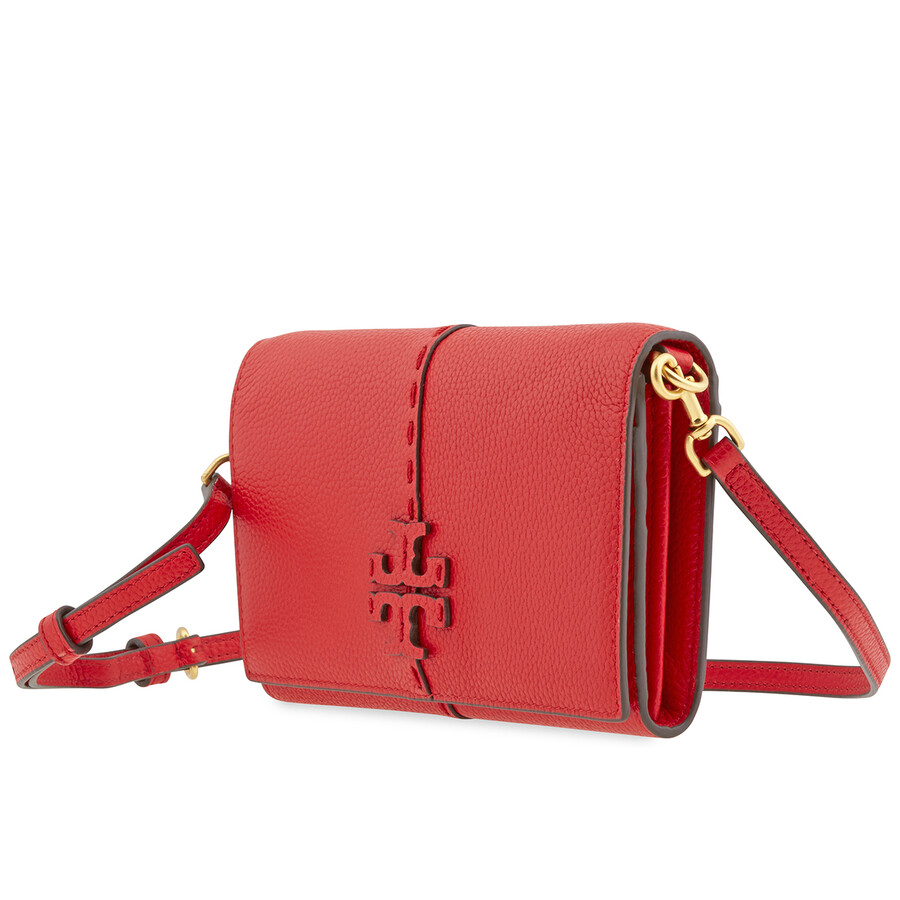 Tory Burch Red Logo Crossbody Bag 64502612 Handbags