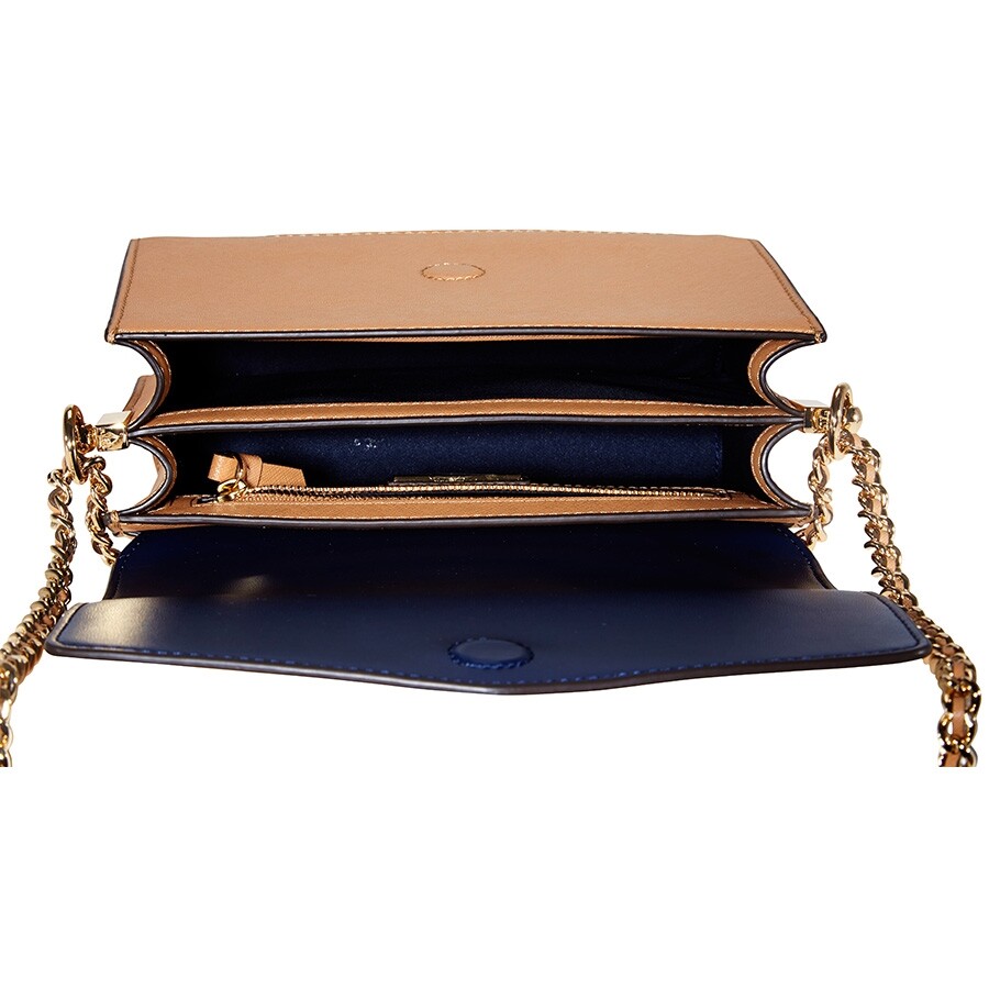 Tory Burch Robinson Convertible Shoulder Bag Cardamom / Royal Navy