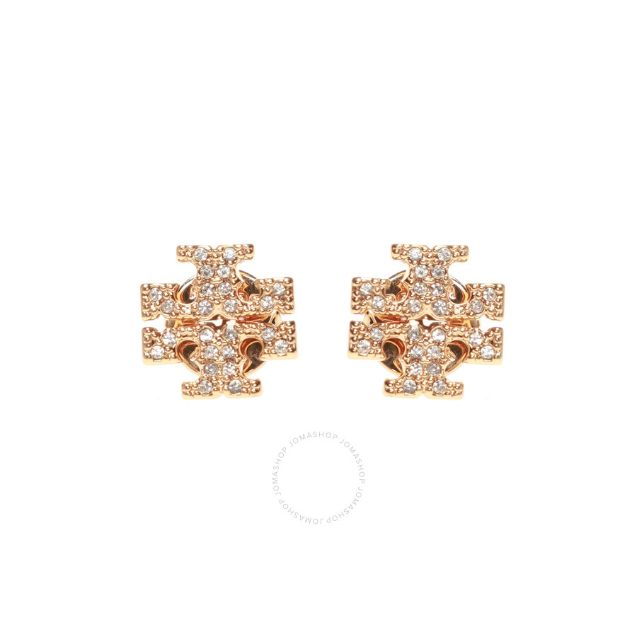 tory burch rose gold studs