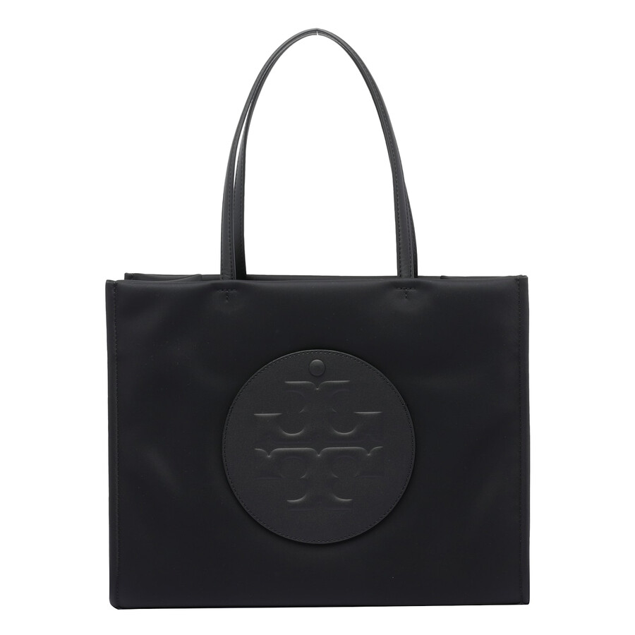 Tory Burch Small Ella Shopping Bag In Black