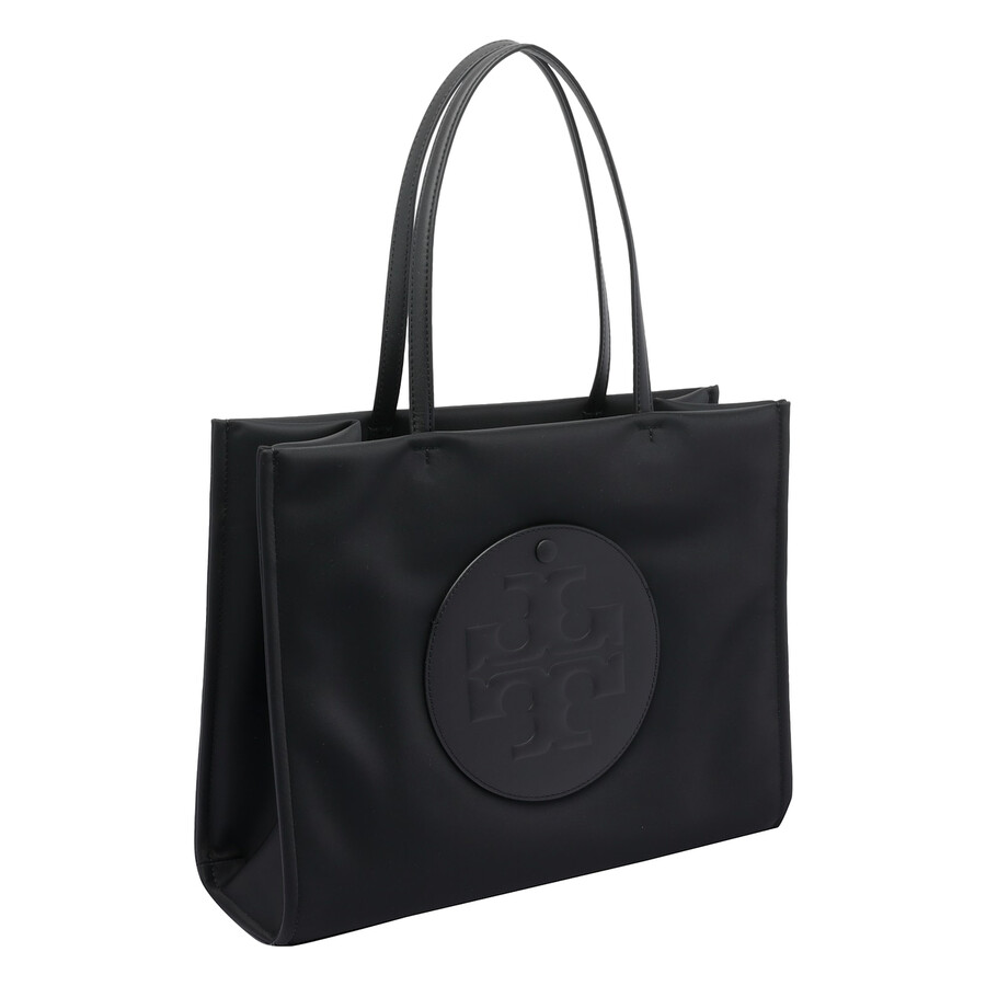 Tory Burch Small Ella Shopping Bag In Black