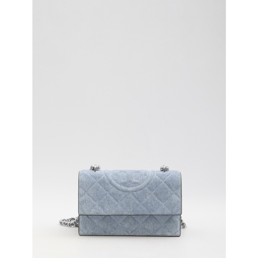 Tory Burch Small Fleming Bag In Blue