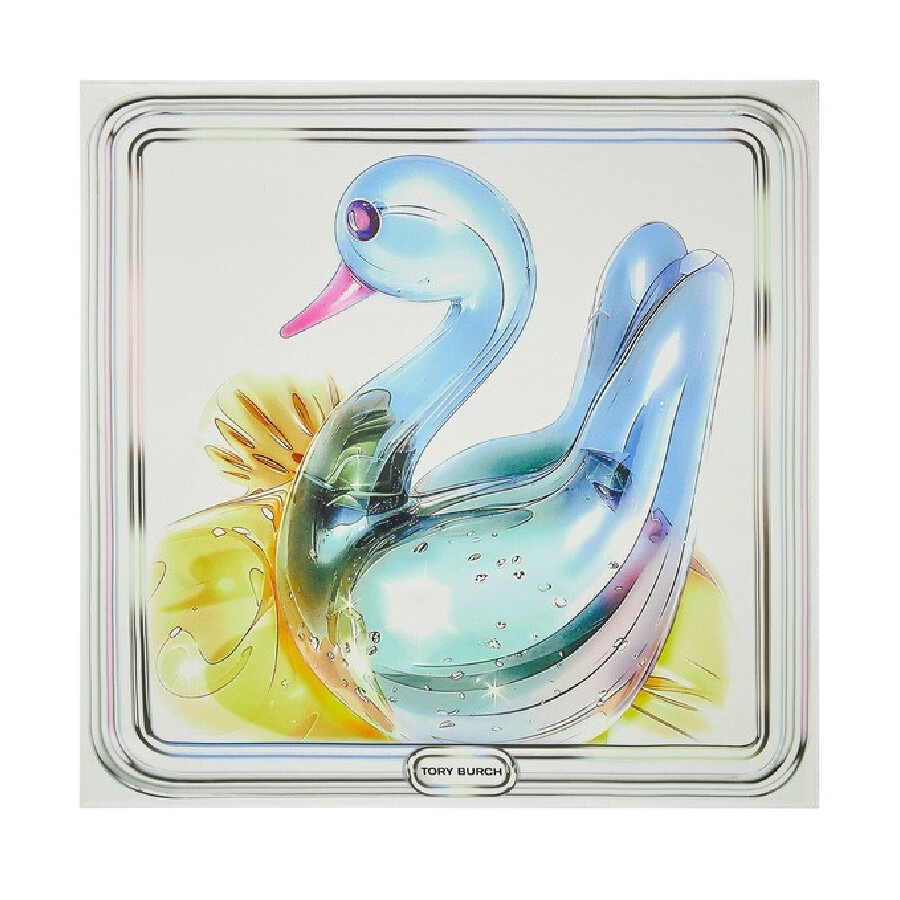 Swan Print Silk Scarf