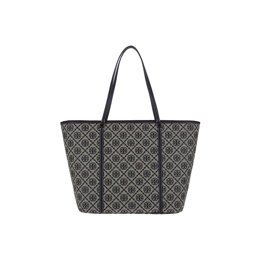 Tory Burch T-monogram Shoulder Bag With Internal Clutch In Black