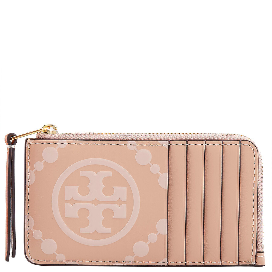 ★Tory Burch★T Monogram Leather Zip Card Case T Monogram Zip Card Case: Women's Designer Card Cases | Tory
