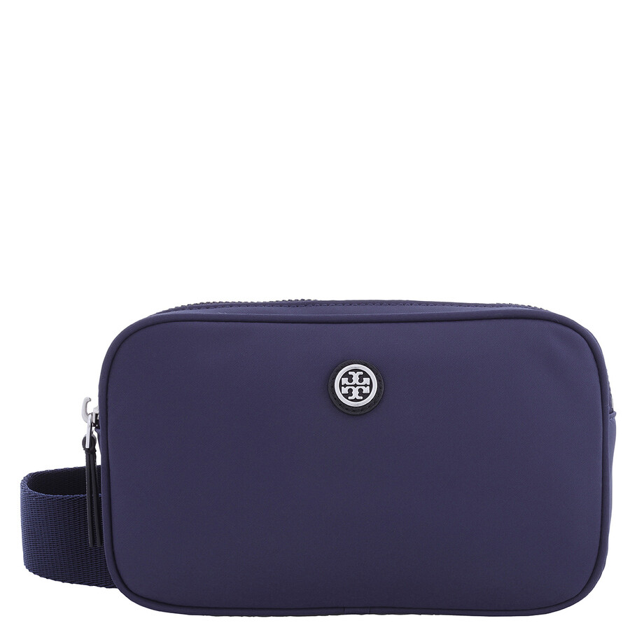Tory Burch Virginia Nylon Belt Bag In Royal Navy In Blue