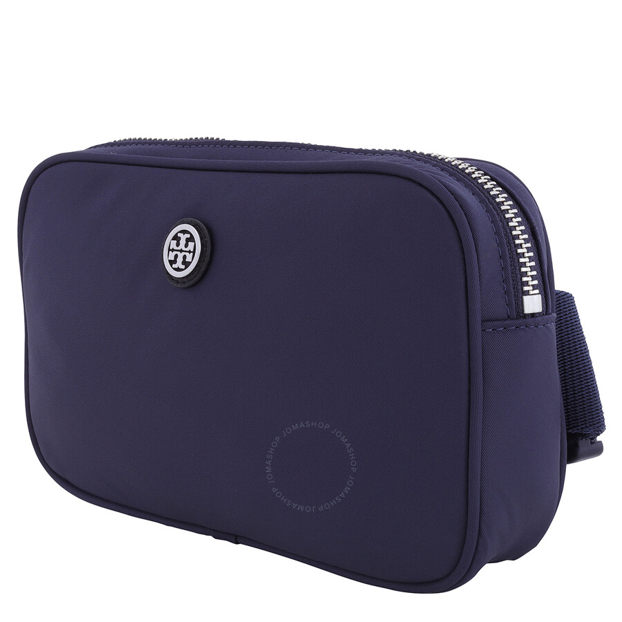 Tory Burch Virginia Nylon Belt Bag In Royal Navy In Blue