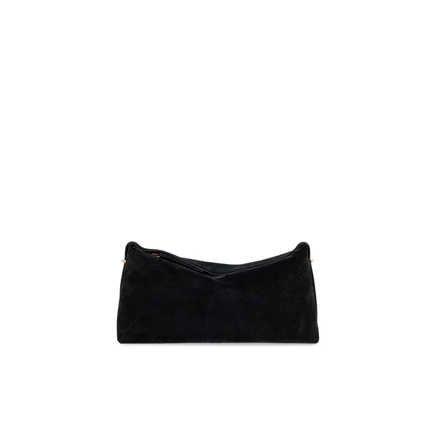 Totême Toteme Toteme Suede Clutch In Black