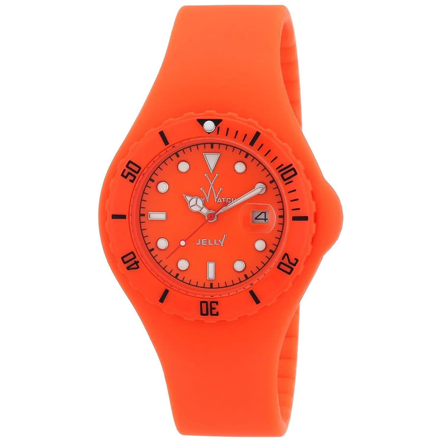 Toy Watch Orange Dial Orange Silicone Unisex Watch JY03OR