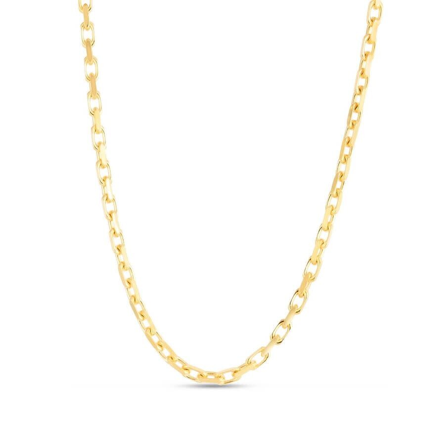 Tresorra 14k Yellow Gold French Cable Chain Necklace In Yellow