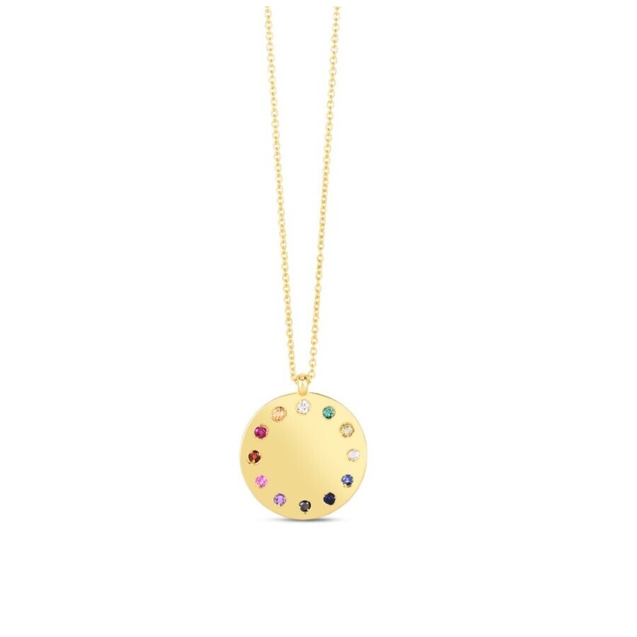 Tresorra 14k Yellow Gold Semi-precious Stones & Diamond Dial In Yellow
