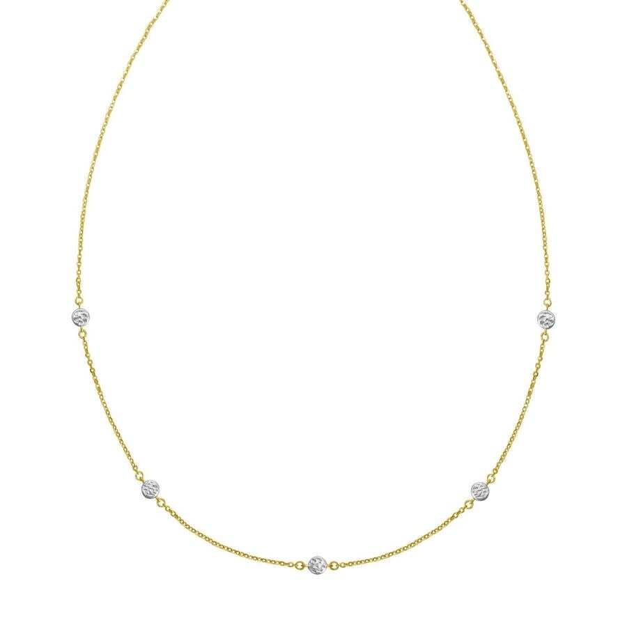 Tresorra 14k Yellow & White Gold Diamon'oro Bty Necklace In Two Tone